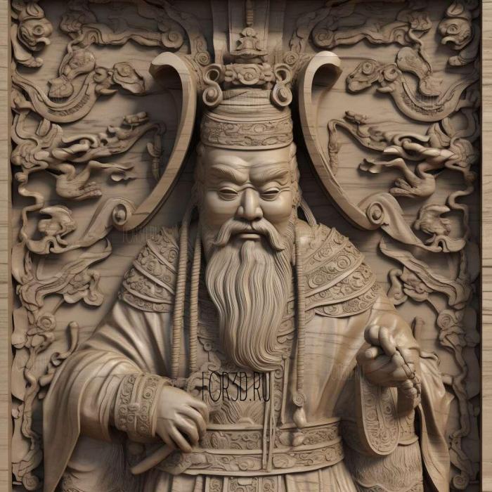 Qin Shi Huang 2 stl model for CNC